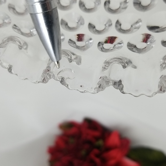 Antique EAPG Elson Glass Dewdrop Master Berry Bowl - Picture 13 of 16